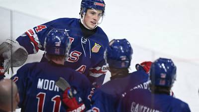Gabe Perreault leads US into the World Juniors semifinals, while tournament favorite Canada gets knocked out
